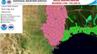 Briefing:  Severe Storms Today and Friday