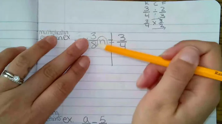 Solve Multiplication Equations with Fractions