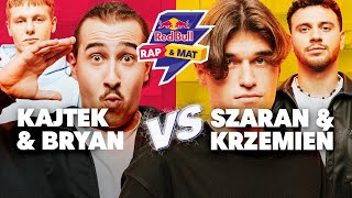 KAJTEK & BRYAN vs. SZARAN & KRZEMIEŃ – pojedynek SBM w RED BULL RAP & MAT