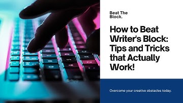 Unlock Your Creative Potential: Overcome Writer