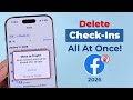 How to Delete All Check Ins On Facebook At Once!