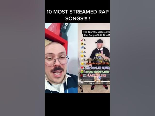Fantano REACTS 10 Most Streamed Rap Songs?! #shorts #reaction #music