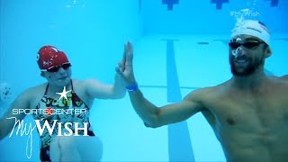 Michael Phelps Helps Make A Splash | My Wish | ESPN Archives