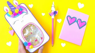 In this video how to make cool diy unicorn school supplies. super cute
pencil case, a notebook cover and topper. these ideas for we...