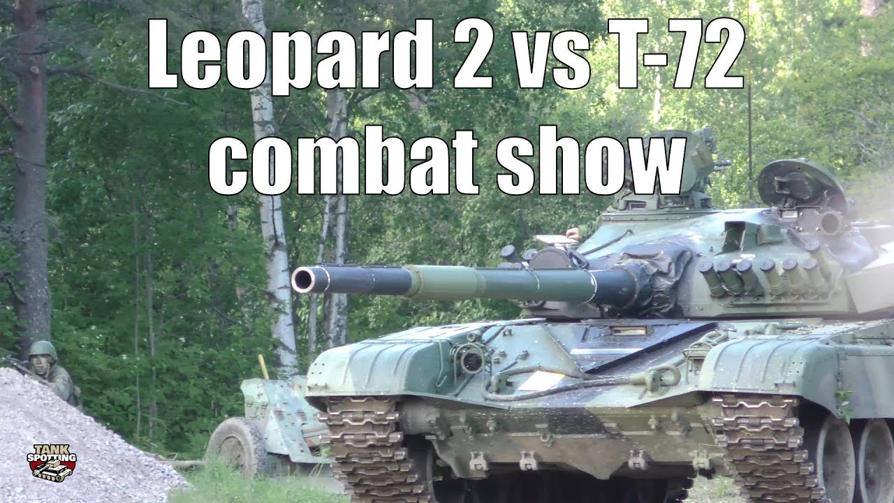 Leopard 2 Vs T 72m1 Combat Demonstration 4k Armoured Division 75th Anniversary Youtube