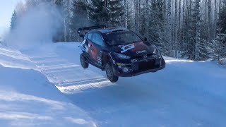 Takamoto Katsuta Pre-Event test | Rally Sweden 2024 | Toyota GR Yaris Rally1