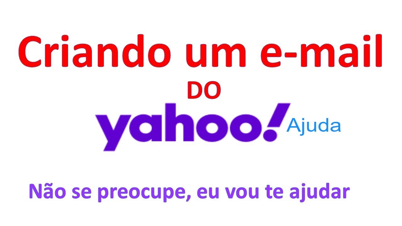 Como criar e-mail gratis no yahoo.com e-ou no yahoo.com.br e ter acesso,  inclusive, ao Flickr 