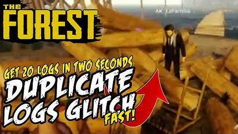 How to Duplicate Logs Very Fast | The Forest Hard Survival PS4 (v1.15 Glitch)