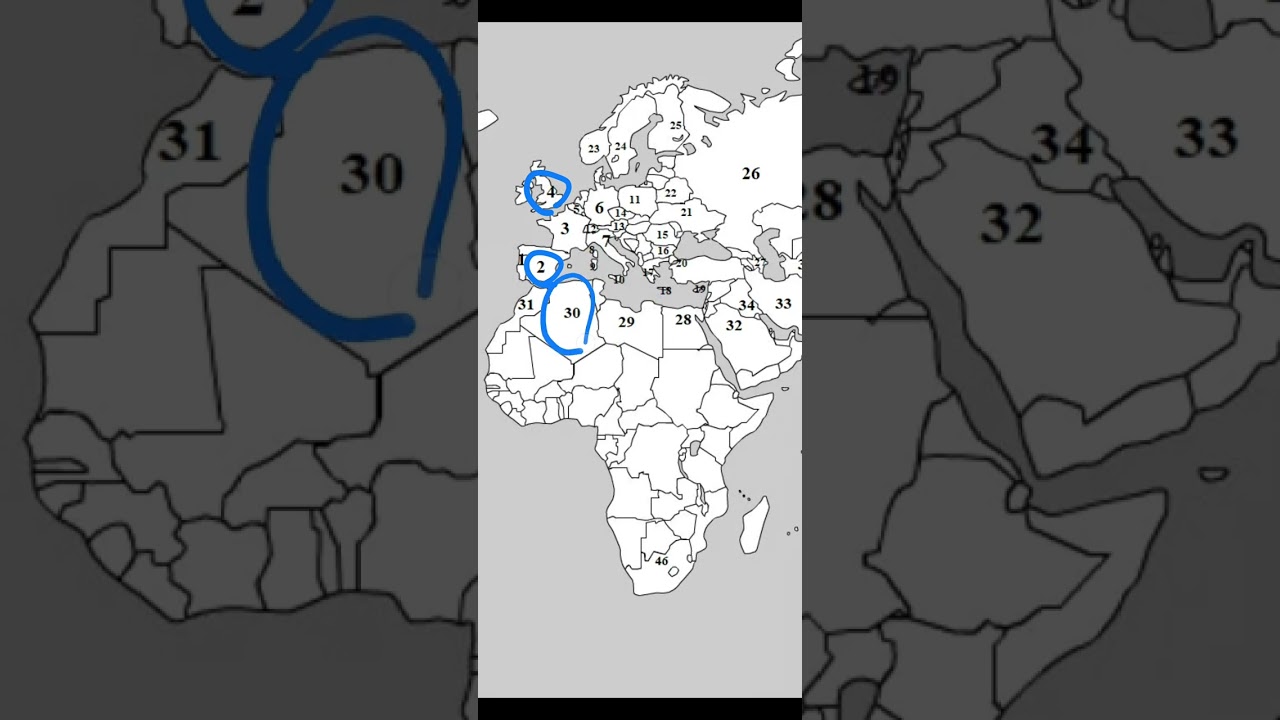 Dünya xəritəsinu öyrənmək istəyənlər üçün.