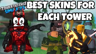 The Best Skins for Every Tower in Roblox Tower Defense Simulator (TDS)