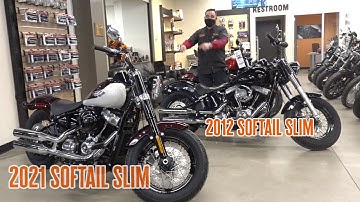 2012 Harley-Davidson Softail Slim Vs. 2021 Harley-Davidson Softail Slim