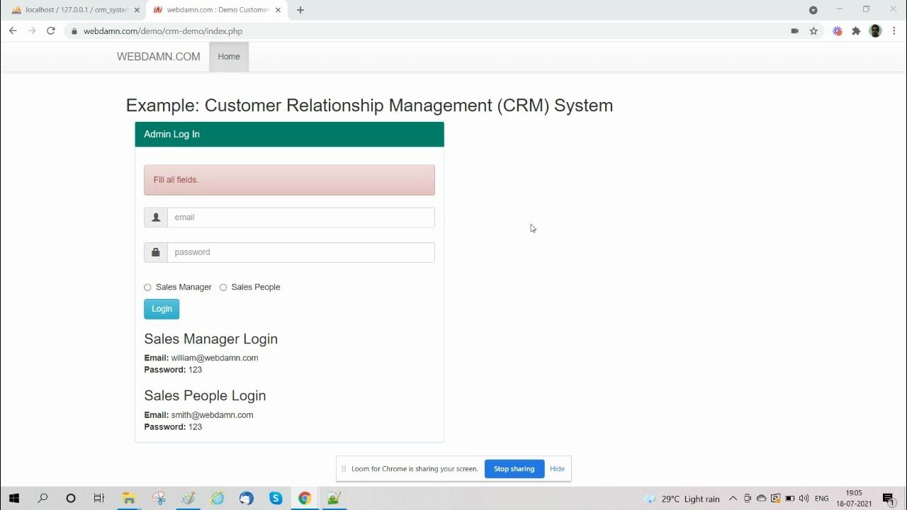 Build CRM System with PHP and MySQL - PHP Project - YouTube