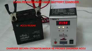 cara mendiaknosa Kondisi aki pada charger BRT I-MAX for more produc...