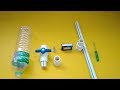 How to make a Powerful air rifle using plastic  bottles /go creative channel