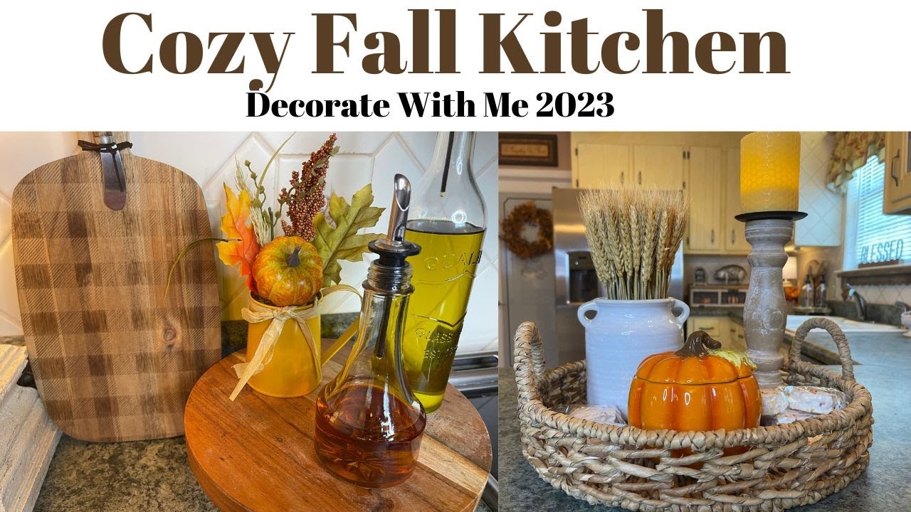 Cozy Fall Kitchen Decorate With Me 2024 | Fall Decor | Fall ...