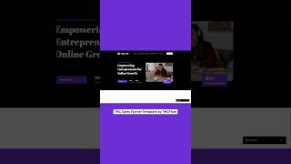Webflow Template For Learning and Courses Website - TNC Sales Funnel
