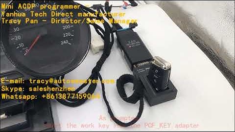 Yanhua Mini ACDP program MQB key via OBD!!