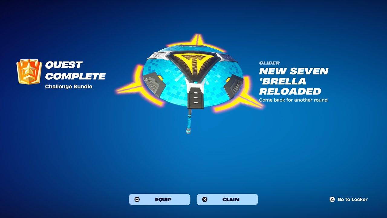 フォートナイト　ラスト・ラバンダル How To Get New Seven Brella Reloaded Umbrella Glider For FREE