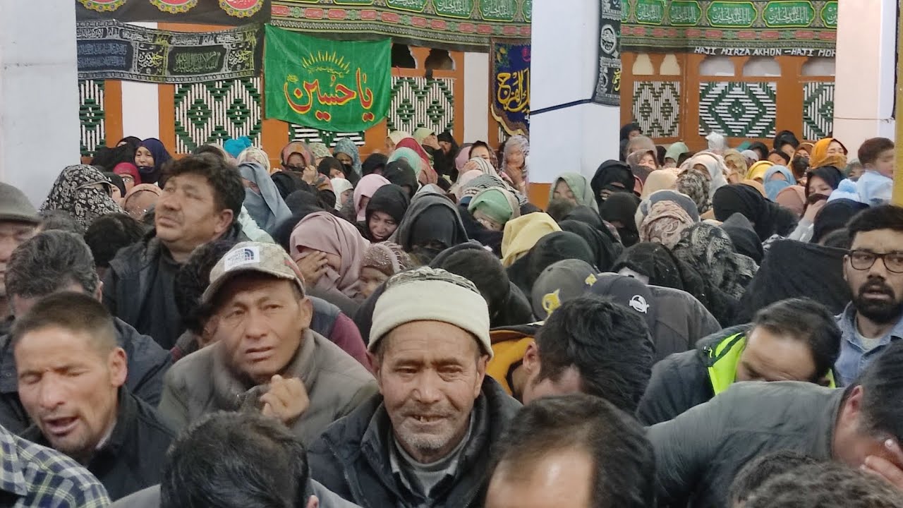 Majlis E Ulema Leh organised a Majlis as Alaam e Sharif from the shrine ...