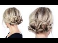 Simple holiday updo