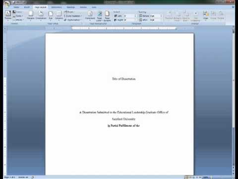 Video: How To Arrange The Title Page Of A Thesis