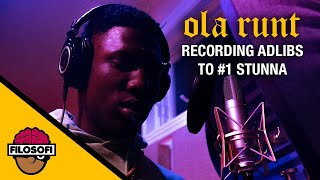 Ola Runt Laying Adlibs to #1 Stunna