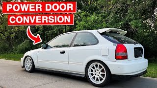 Converting To Power Windows, Mirrors, And Locks | Project Civic EK