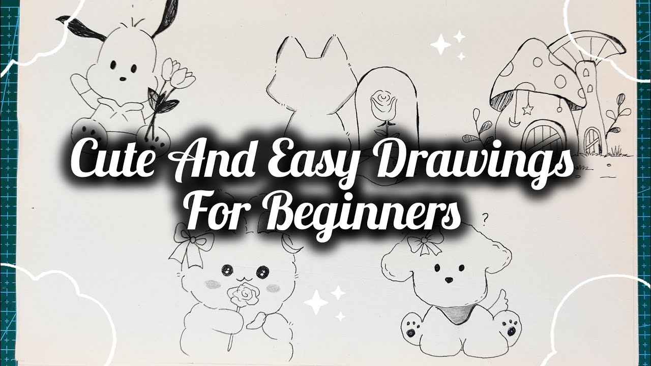 Simle Easy Easy Drawing for Beginners | Part 1 | Cute Simple Drawings | Step by ...