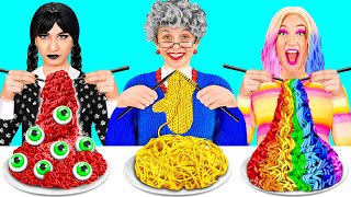 Wednesday vs Grandma Cooking Challenge | Funny Moments by 4Teen Challenge
