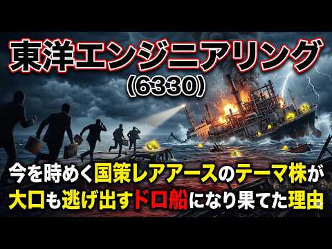 【株式投資銘柄分析】東洋エンジニアリング（6330）国策テーマの裏で進行する「37%希薄化」の罠！赤字200億の泥船から逃げるファンド