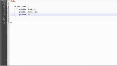 PHP Tutorial #7 Programación Orientada a Objetos (POO), Parte 1 (Creando la clase) Español