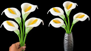 How to crochet Calla Lily flowers pattern 