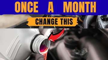 Do THIS Once a Month, and Your Engine Will Last Forever
