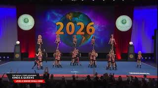 Top Gun Kings and Queens!!! (The Cheerleading Worlds day 2 2026)!! 🍑🧡👑🤴🤍
