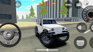 Sidhu moosewala song modified in game [Indian Cars simulator 3d] Game play Modified car Thar 4x4  screenshot 1