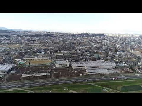 【ドローン空撮】名取川上空から仙台市街地をミル！
