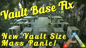 How To Fix Old Vault Base! | Low Profile PVP Build Guide | New Vault Size! | ARK: Survival Evolved