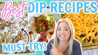 YOU'VE GOT TO TRY THESE EASY AND DELICIOUS DIP RECIPES | BEST DIP RECIPES | EASY PARTY FOOD