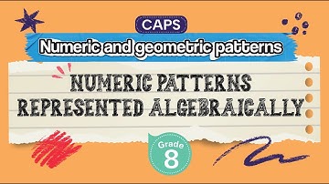[GRADE 8] Numeric Patterns Represented Algebraically