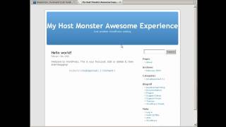 hostmonster Web Hosting Review and Tour (2/2)