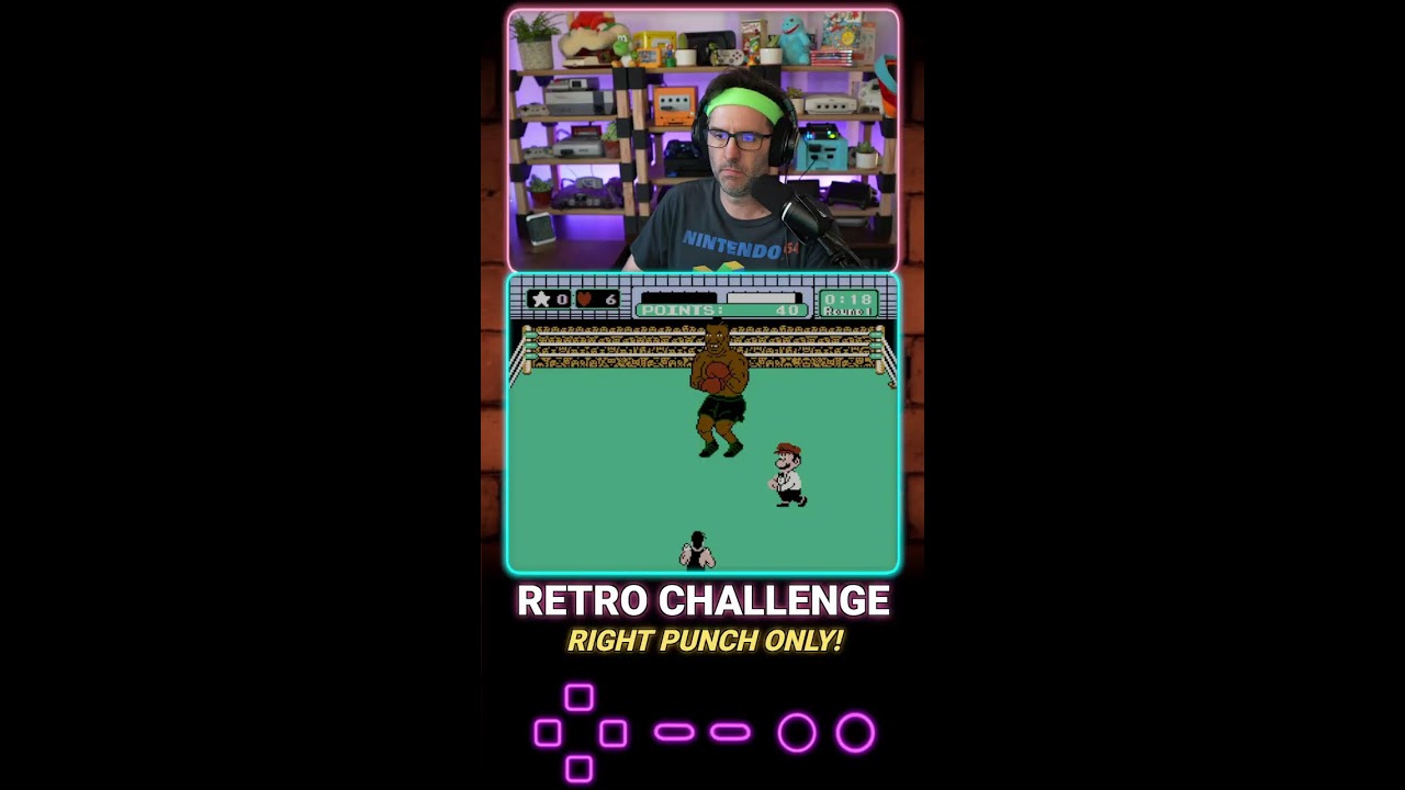 MIKE TYSON'S PUNCH-OUT - RIGHT PUNCH CHALLENGE (Portrait)