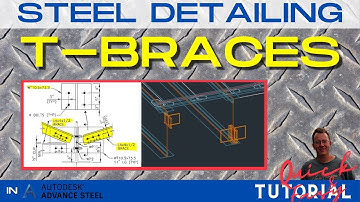 09 Adding T-Braces - Advance Steel Mini-Tutorial