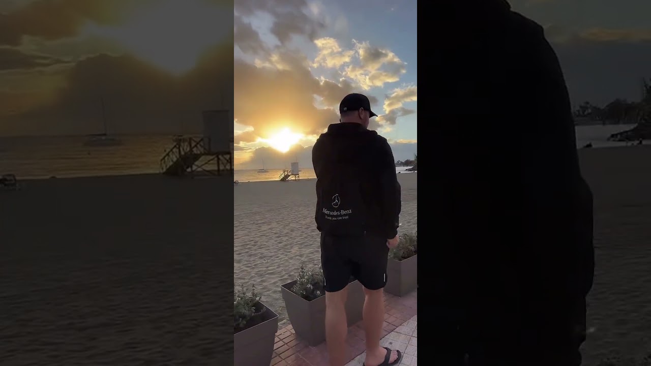 ТЕНЕРИФЕ порт и пляж в Лос Кристианос