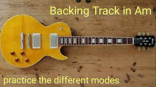Backing Track in A to practice the modes - Backing Track in A zum Üben der Kirchentonarten