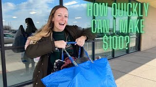 Des Moines Goodwill Outlet Challenge- How Quickly Can I Make $100