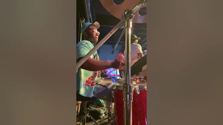 Breonte Brookins on drums at Tavern on Lagrange