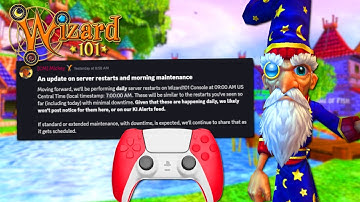Wizard101 On Console: BIG Console Server Update! (DAILY Server Resets?!)