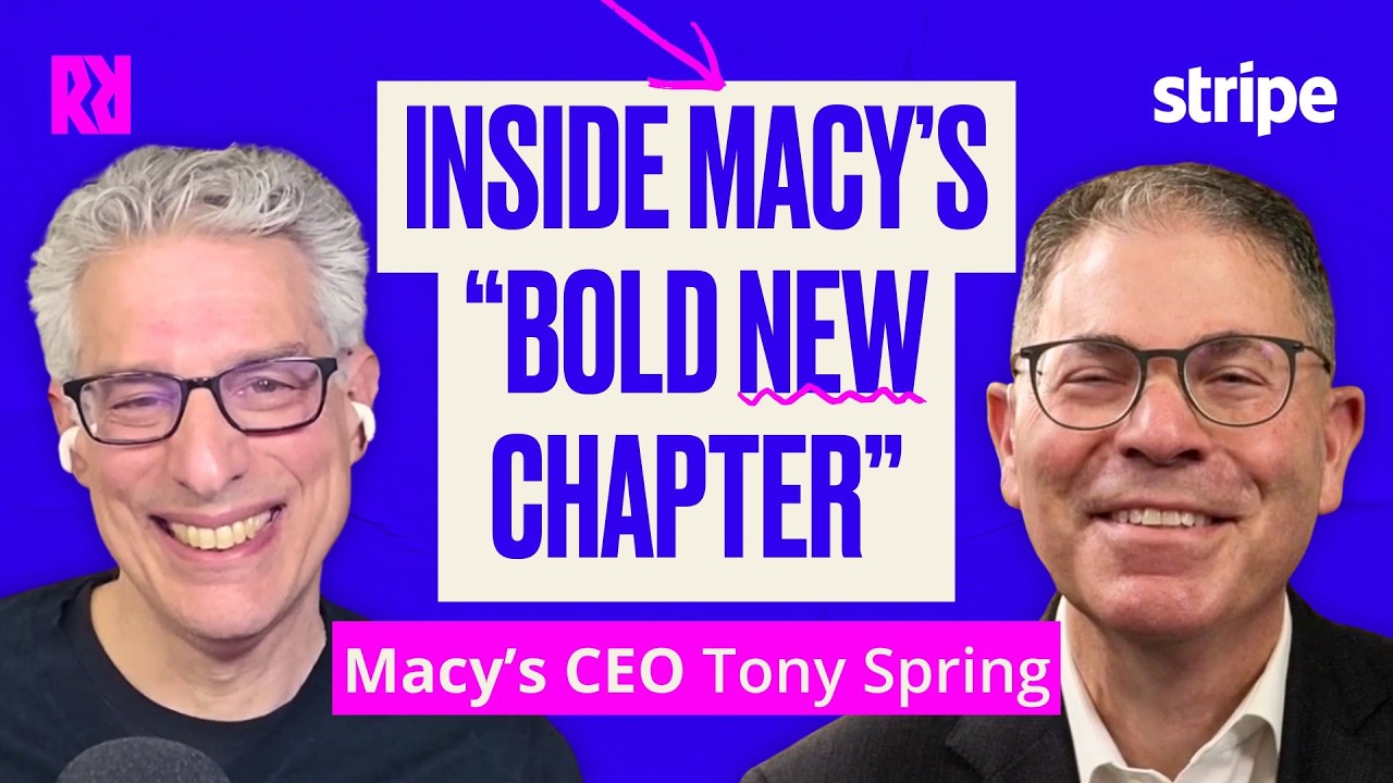 The future of Macy's (with CEO Tony Spring) | Rapid Response - YouTube