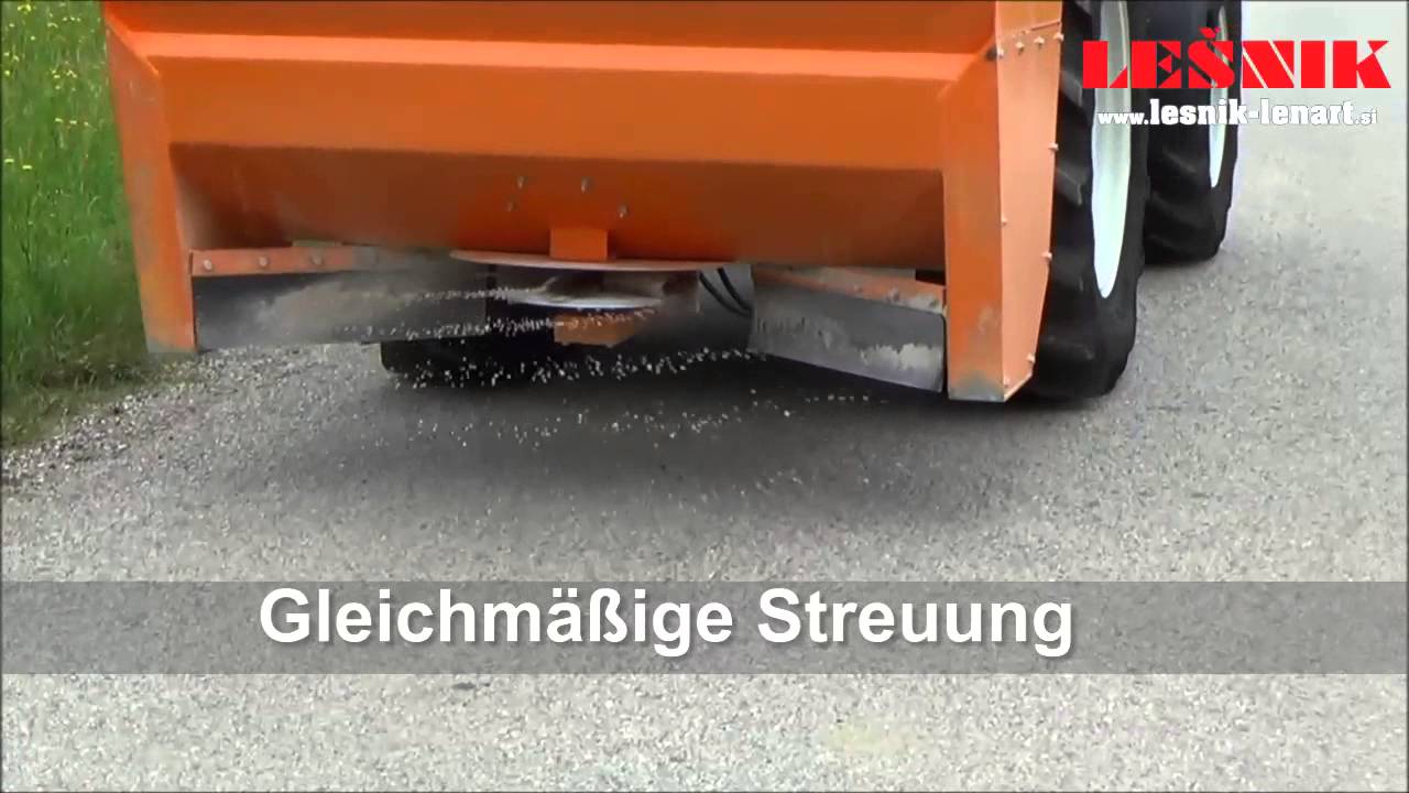 Teller Selbstladestreuer - bis 9m Streubreite