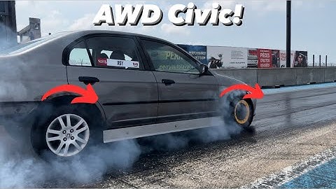 Converting Our Turbo Civic To AWD! - DIY RSX/EM2 AWD KIT